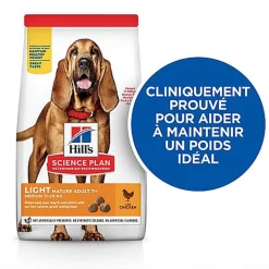 Hill's Science Plan - Mature Adult Light Croquettes Pour Chien Agé Au Poulet  - 12kg