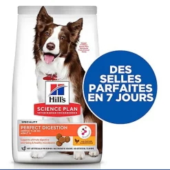 Hill's Science Plan - Perfect Digestion Medium Croquettes Pour Chien  -  2,5kg