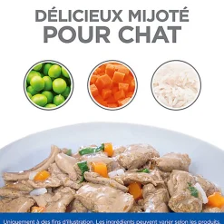 Hill’s Science Plan Heathy Cuisine Mijotés Pour Chat Adulte Au Poulet Et Légumes Ajoutés  - 12x80g
