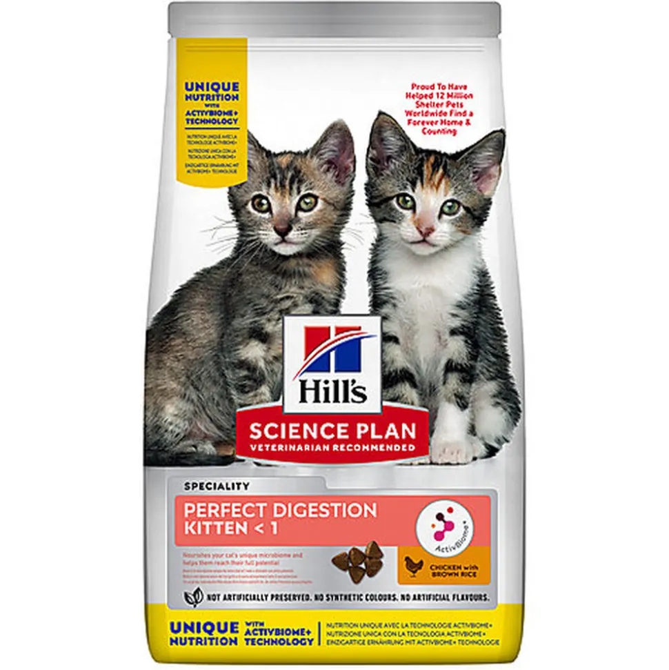 Hill's Science Plan Kitten Perfect Digestion Croquettes pour Chaton