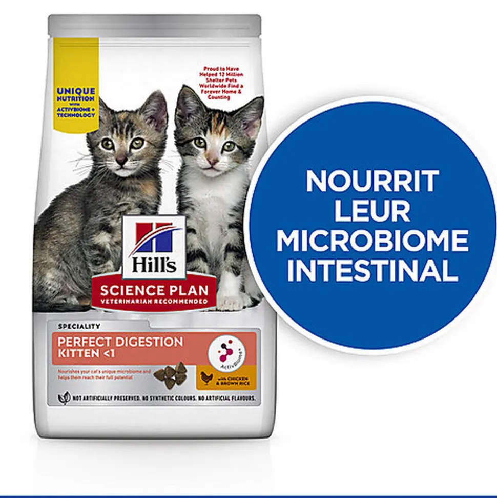 Hill's Science Plan Kitten Perfect Digestion Croquettes pour Chaton