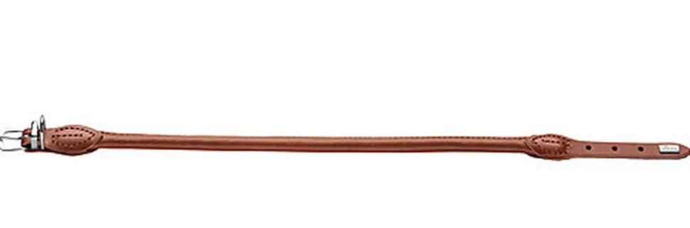 Hunter - Collier Round & Soft Canadian Up en Cuir de Bœuf Cognac