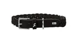 Hunter - Collier Solid Education en Cuir de Bœuf Noir