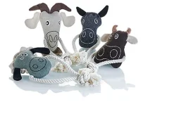 Hunter - Jouet Mouton Nebraska + Corde pour Chiens - 32cm