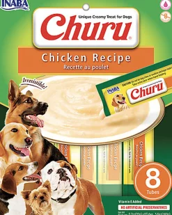 Inaba - Friandises Churu Recette au Poulet pour chiens - 8x20g