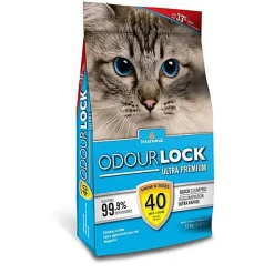 Intersand - Litière OdourLock Contrôle d'Odeur de 40 Jours pour Chat