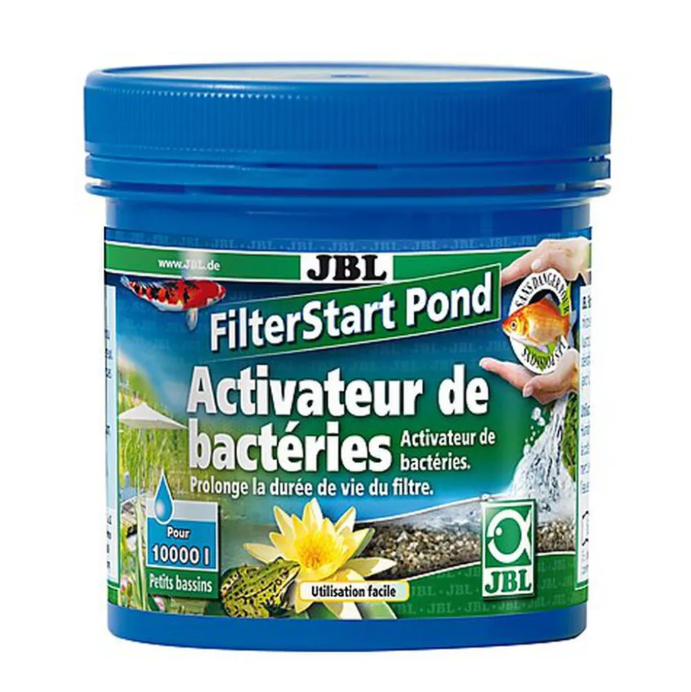 JBL - Activateur de Bactéries FilterStart Pond pour Petit Bassin - 250g