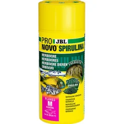 JBL - Aliment en Flocons Pronovo SPIRULINA FLAKES pour Poissons Herbivores - 250ml