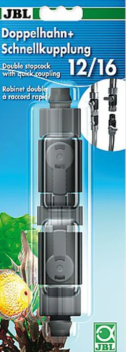 JBL - Robinet Double à Raccord Rapide - 12/16