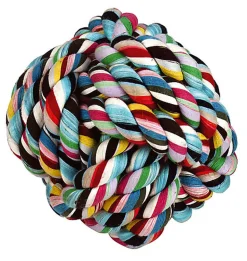 KERBL - BALLE NOUÉE POUR CHIEN COTON - Ø15CM