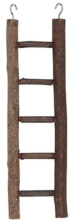 Kerbl - Echelle Bois avec Crochets pour Oiseaux - 26cm