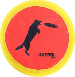 KERBL - FRISBEE NYLON ROUGE/JAUNE - Ø24CM