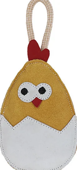 Kerbl - Jouet Œuf en cuir pour Chiens - 25x13x3cm