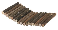 KERBL - PONT EN BOIS POUR RONGEUR BOIS, 21X13CM, Ø7CM