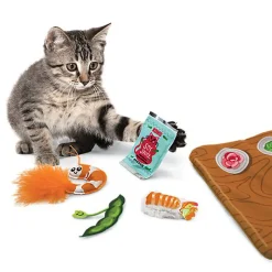 KONG - Jouet 5 en 1 Pull-A-Partz Sushi pour Chats