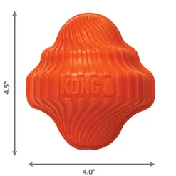 KONG - Jouet Balle Spin Squeezz Orbitz pour Chiens - M/L