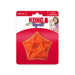 KONG - Jouet Balle Squeezz Orbitz pour Chiens - M/L