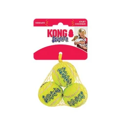 KONG - Jouet Balles SqueakAir Balls Sm - x3