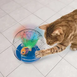 KONG - Jouet Bat-A-Bout Glow Aquarium pour Chats