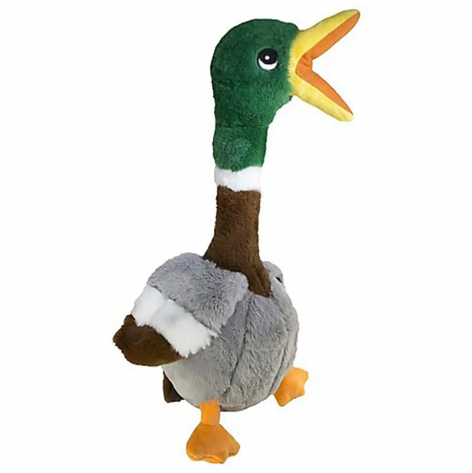 KONG - Jouet Canard en Peluche Shakers Honkers Duck pour Chien