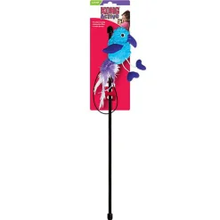 KONG - Jouet Canne à Pêche Teaser Feather pour Chats