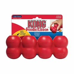 KONG - Jouet Caoutchouc 100% Naturel Goodie Ribbon pour Chien