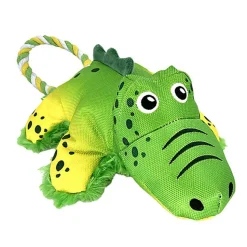KONG - Jouet Cozie Tuggz Alligator pour Chiens - M/L