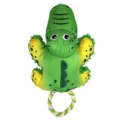 KONG - Jouet Cozie Tuggz Alligator pour Chiens - M/L