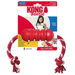 KONG - Jouet Dental w/Rope pour Chiens - M