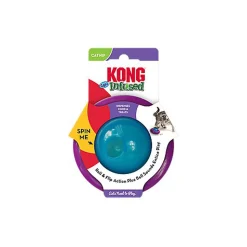 KONG - Jouet Distributeur Friandises Infused Gyro pour Chats