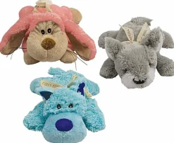 KONG - Jouet en Peluche Cozies Pastels pour Chiens - M
