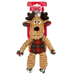 KONG - JOUET HOLIDAY FLOPPY KNOTS REINDEER - S/M
