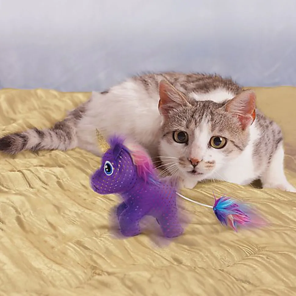 KONG - Jouet Licorne Enchantée pour Chat