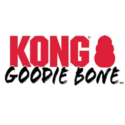 KONG - Jouet Os Extreme Goodie Bone pour Chien - Noir