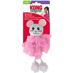 KONG - Jouet Peluche Flingaroo Tutu pour Chats - 17cm