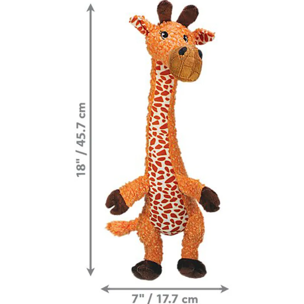 KONG - Jouet Peluche Shakers Luvs Girafe pour Chiens