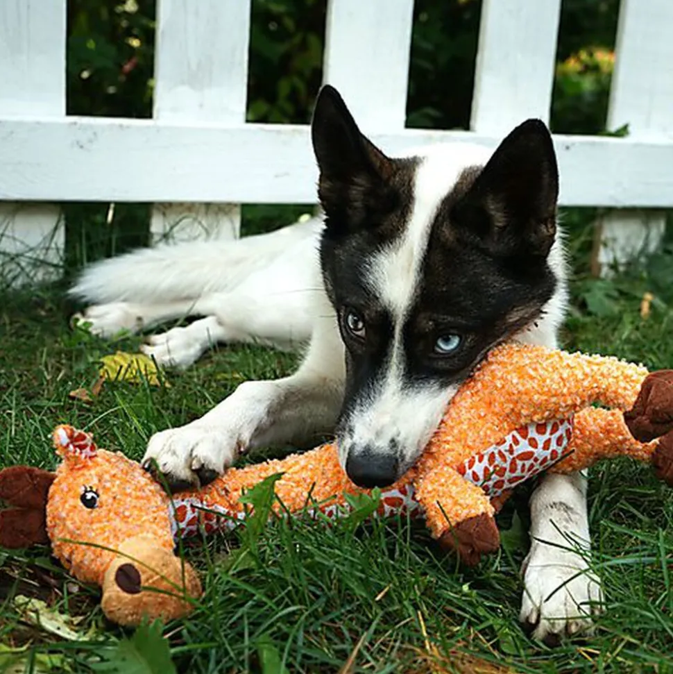 KONG - Jouet Peluche Shakers Luvs Girafe pour Chiens