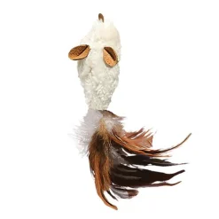 KONG - Jouet Refillables Feather Mouse pour Chats