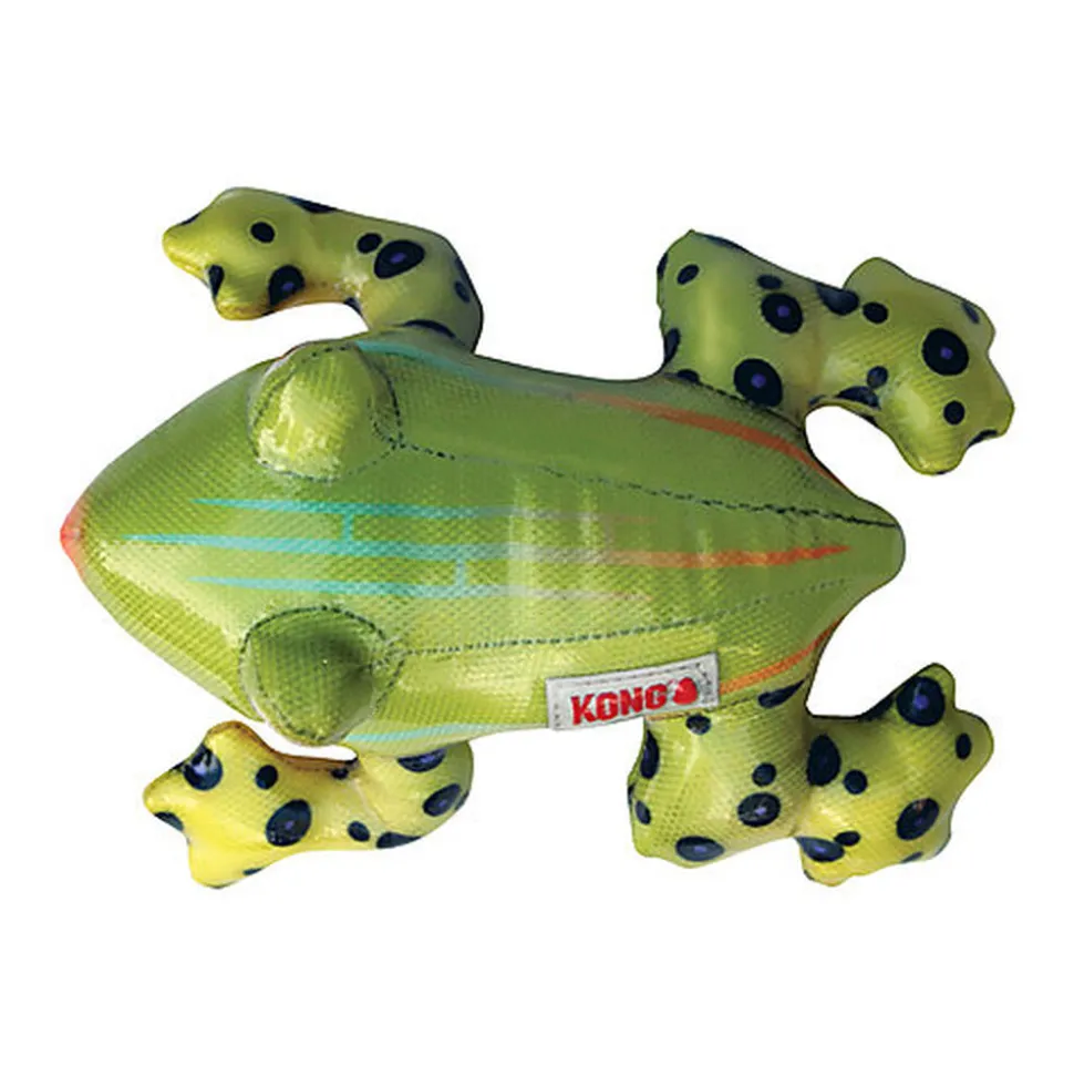 KONG - Jouet Shieldz Tropics Grenouille pour Chiens - M
