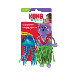 KONG - Jouet Tropics Chaton et Méduse pour Chats - 15cm