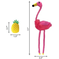 KONG - Jouet Tropics Flamant Rose pour Chats - 29cm