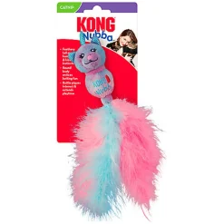KONG - Jouet Wubba Caticorn Plumes pour Chats - 22cm