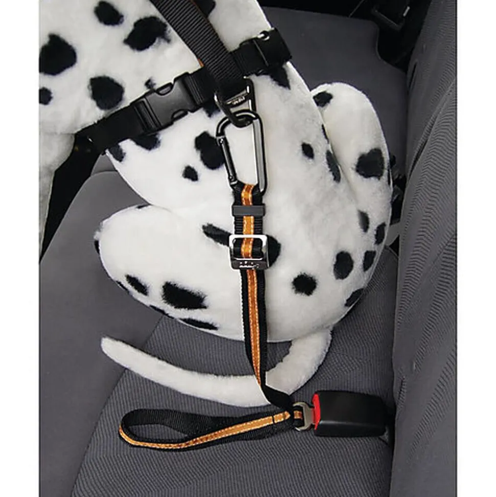 Kurgo - Attache Ceinture de Sécurité Voiture Tether pour Chien - Orange