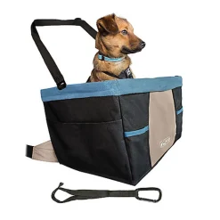 Kurgo - Siège Rehausseur "Rover Booster" pour Chiens - Noir