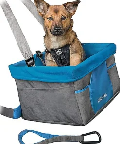 Kurgo - Siège Réhausseur "Heather Booster" pour Chiens - Gris
