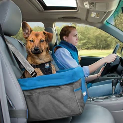 Kurgo - Siège Réhausseur "Heather Booster" pour Chiens - Gris