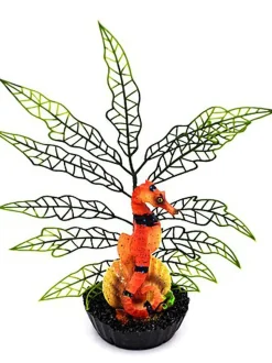 Labeo - Plante de Décoration avec Hippocampe Coloré pour Aquarium