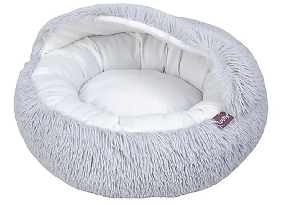 Leeby - Cachette Soyeuse pour Chats - Grise