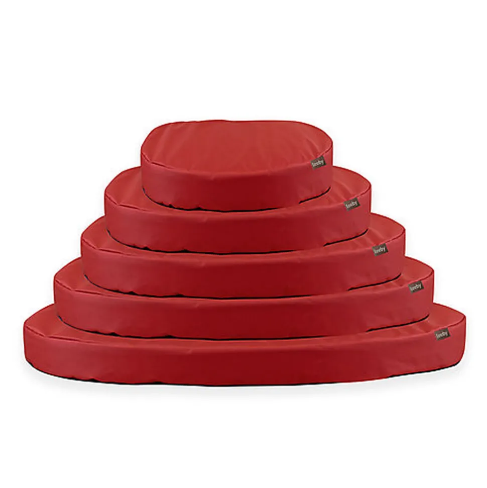 Leeby - Coussin Corbeille Imperméable Rouge