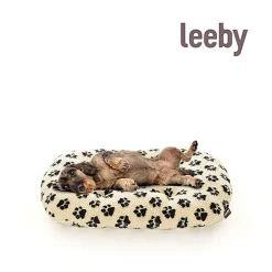 Leeby - Coussin Imprimé Pattes pour Chiens